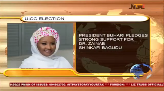 President Muhammadu Buhari pledges support for Dr. Zainab Bagudu as President-Elect at UICC