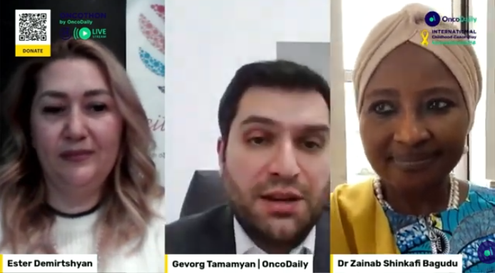 Oncothon: Pediatric Cancer Care Funding with Zainab Shinkafi Bagudu, Ester Demirtshyan